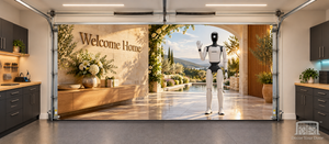 AGIBOT Welcome Home — Interior Garage Door Cover