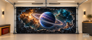 Cosmic Horizon Breakthrough – Interior Garage Door Cover