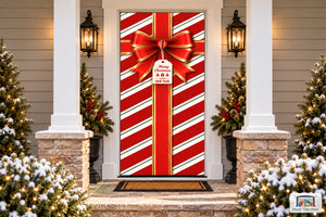 Christmas Present Design Front Door Wrap Cover Holiday Decoration
