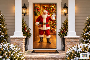 Santa’s Holiday Welcome – Front Door Cover