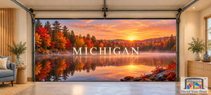 Michigan Northern Forest Reflections | Interior Garage Door Cover