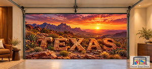 Texas Desert Sunset | Interior Garage Door Cover