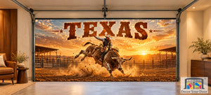 Texas Rodeo Golden Dust | Interior Garage Door Cover