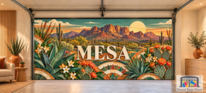 Mesa Desert Mosaic | Interior Garage Door Cover