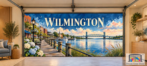 Wilmington Cape Fear Blue | Interior Garage Door Cover