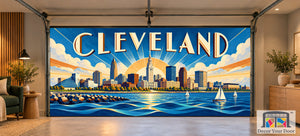 Cleveland Lake Erie Deco | Interior Garage Door Cover