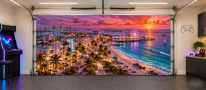 Coral Coast Arcade — Interior Garage Door Cover