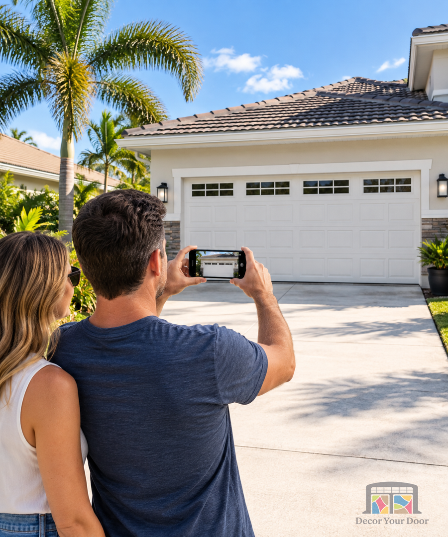 Create Your Own Custom Garage Door Cover – Upload Your Design