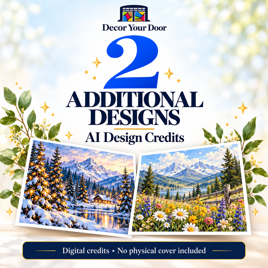 2 additional AI designs. Digital credits; no physical cover included.