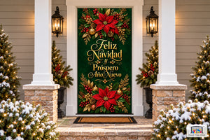 Feliz Navidad y Próspero Año Nuevo Front Door Cover