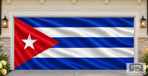 Cuba Flag Garage Door Cover