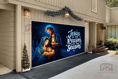Jesus is the Reason for the Season - Garage Door Cover