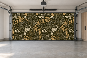 Midnight Bloom | Interior Garage Door Cover