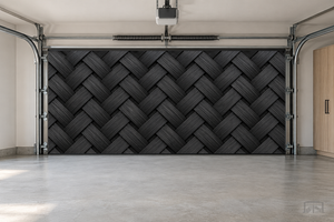 Midnight Woven Luxe | Interior Garage Door Cover