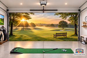 Morning Fairway Focus – Interior Garage Door Cover
