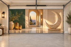 Ivory Crescent Atelier Ramadan Interior Garage Door Cover