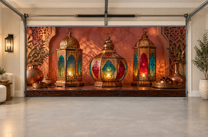 Copper Fanoos Workshop Ramadan Interior Garage Door Cover