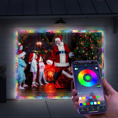 Add Built-In Smart LED Strip Light Around Your Cover - 3 Size Options