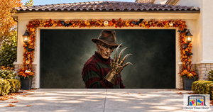 Nightmare Glove Halloween Garage Door Cover