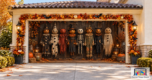 Pumpkin Costume Archive Halloween Garage Door Cover