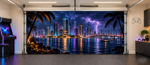 Stormlight Skyline — Interior Garage Door Cover
