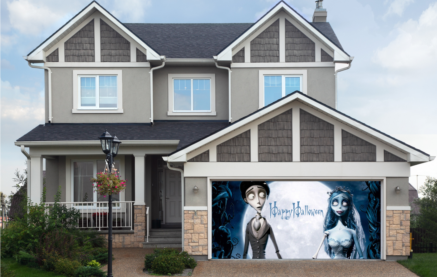 The Corpse Of The Bride Garage Door Cover Banner Backdrop
