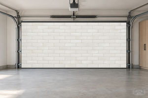 Tile Wall | Interior Garage Door Cover