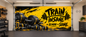 Train Insane or Remain the Same — Interior Garage Door Cover