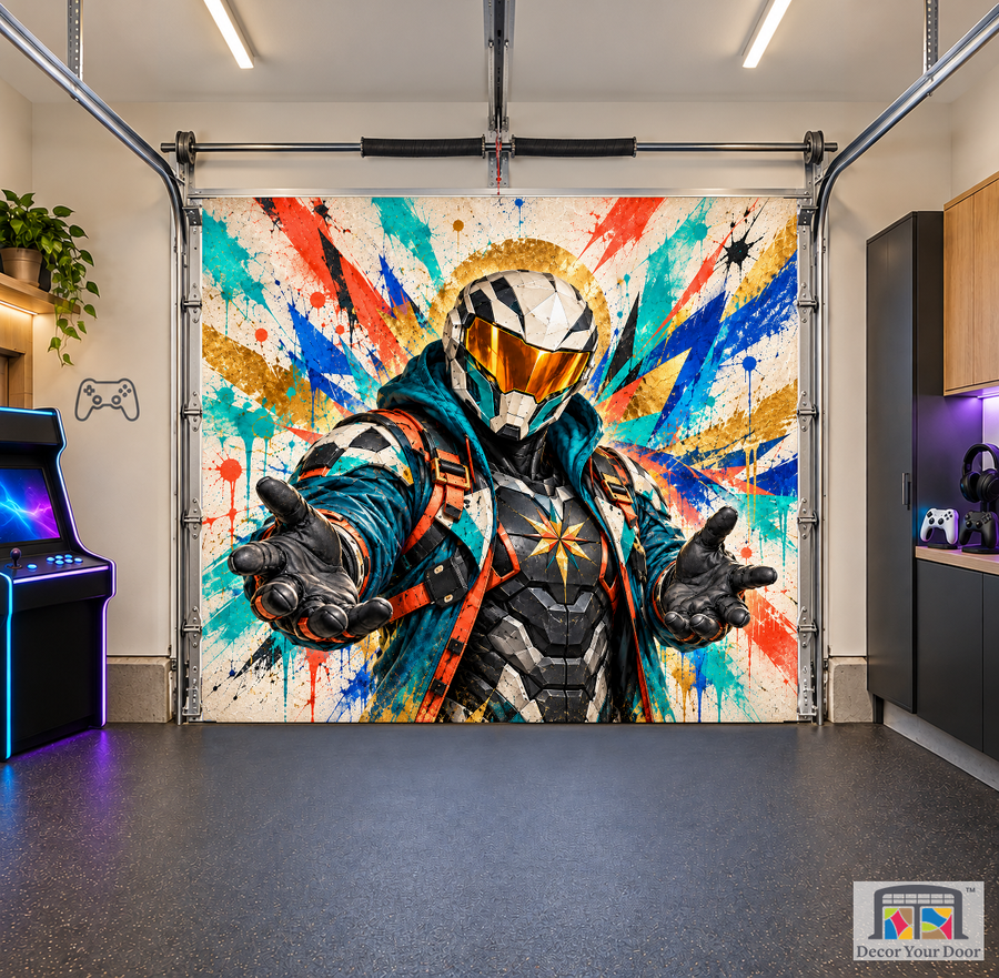 Urban Prism Hero interior garage door cover — one car front