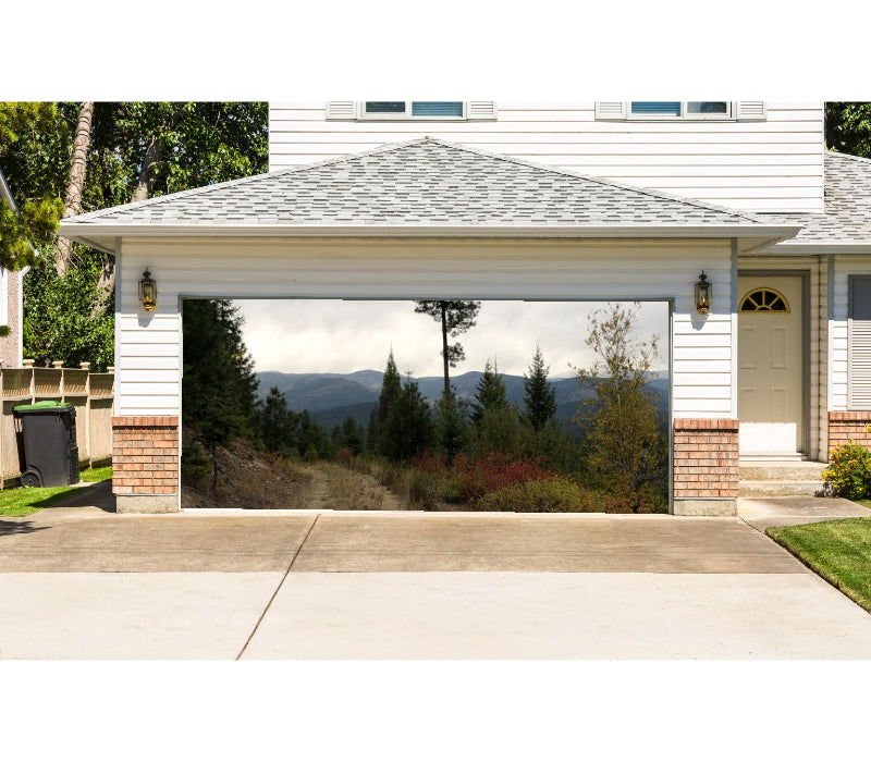 Custom Double Garage Door Cover