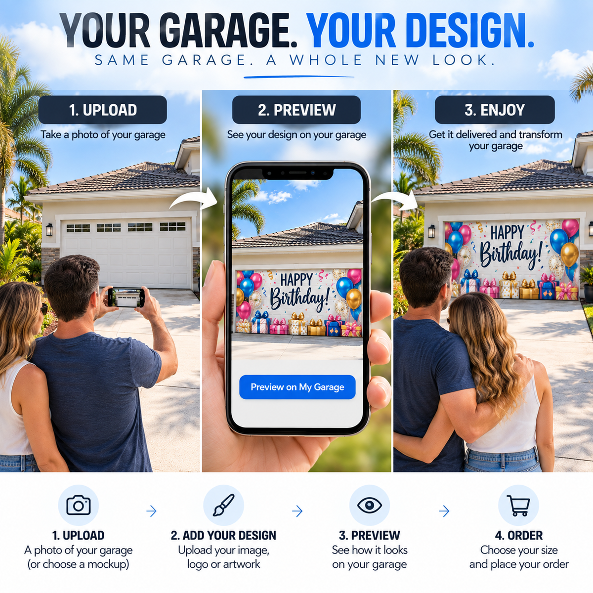 Preview your artwork on a photo of your home