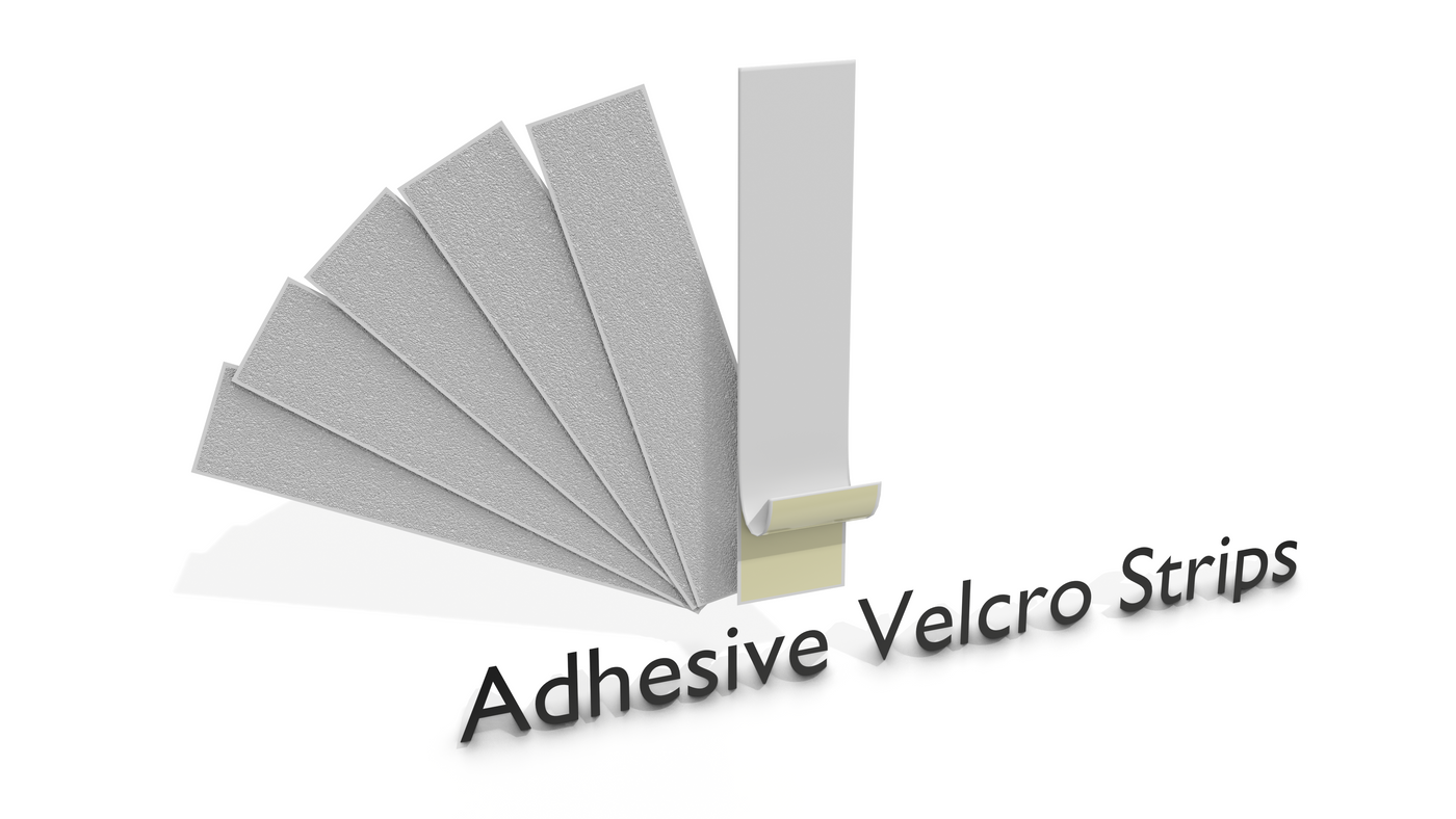 Adhesive Velcro Strips (Pack of 6)
