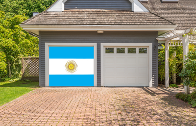 Argentina Flag Garage Door Wrap Cover Decoration Banner Backdrop