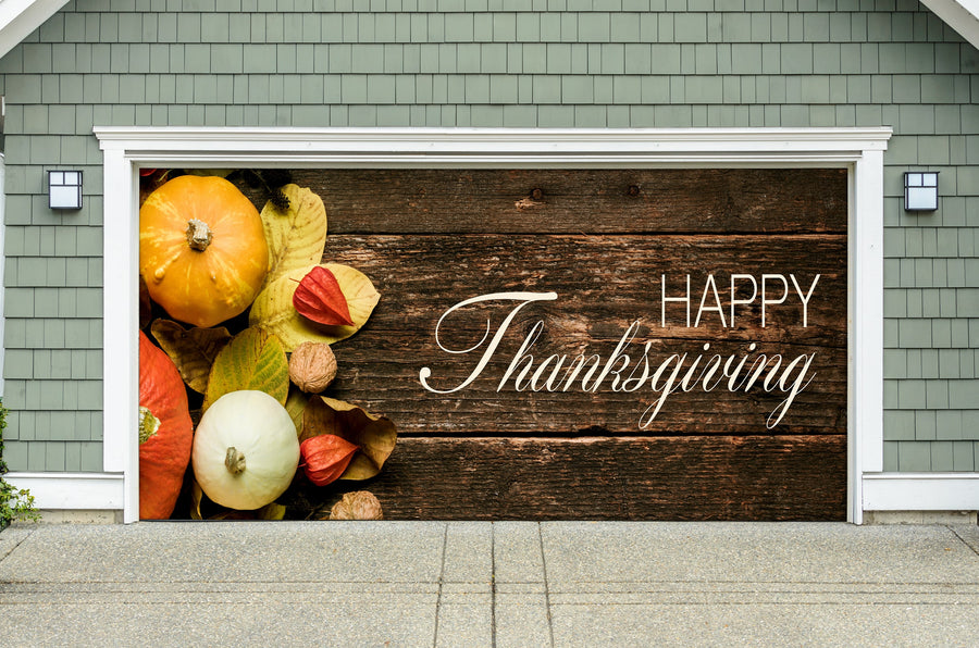 Happy Thanks giving Banner Door - Decor-Your-Door