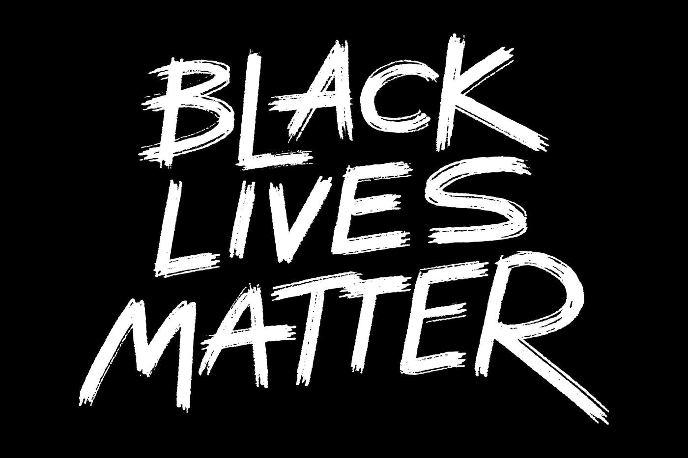 Black Live Matter Grunge Style Garage Door Cover