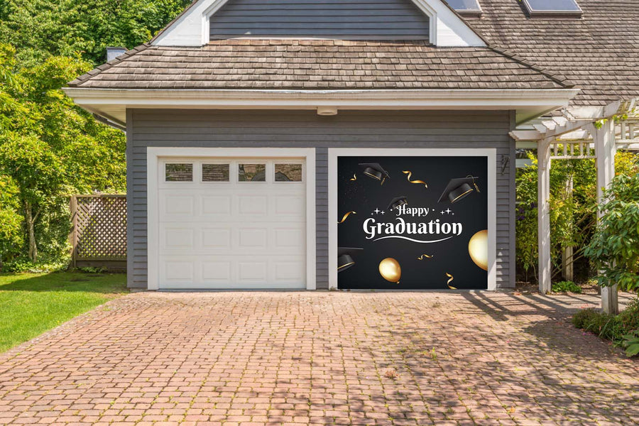 Glædelig dimission – garageportovertræk (3)
