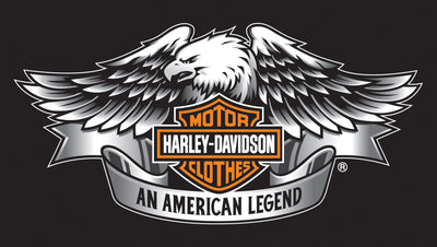 Harley Davidson Eagle Garage Door Cover Banner Wrap