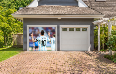 Messi Garage Door Cover