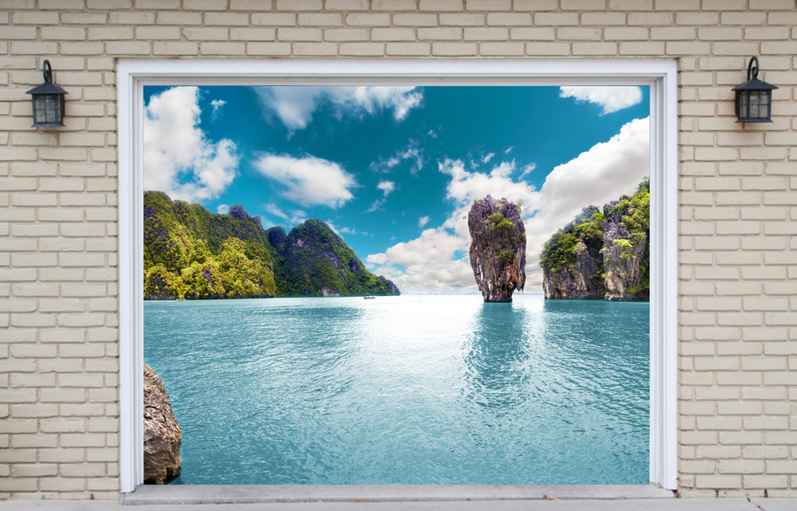 Fondo para la puerta del garaje de Ocean Adventures Thailand