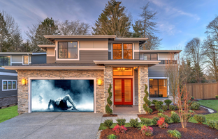 The Ring Horror Movie Garage Door Cover Banner Backdrop