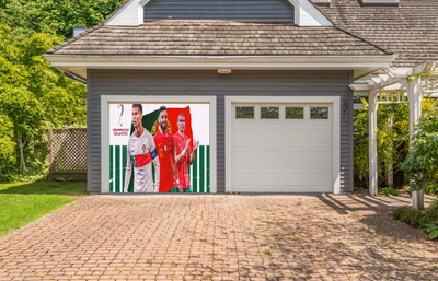 World Cup Portugal 2022 Garage Door Cover