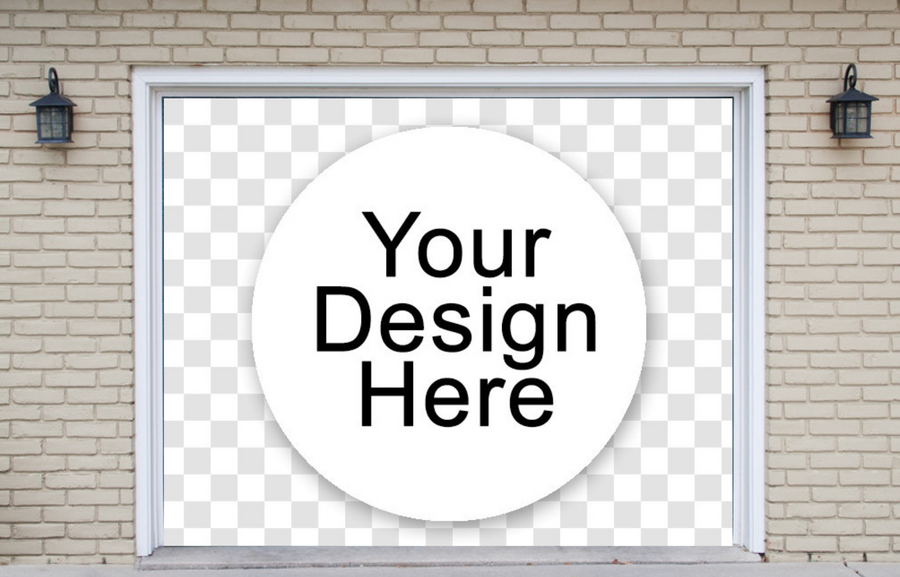 Custom Single Garage Door Cover