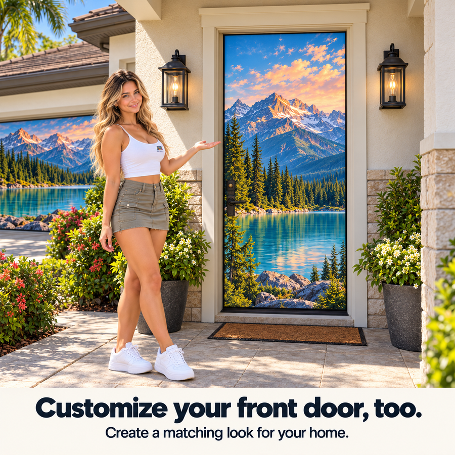Customize your front door to match your garage