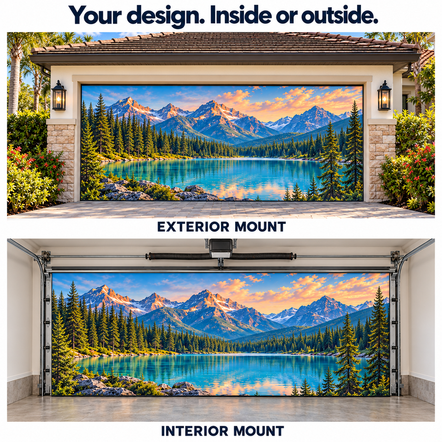 Interior and exterior mounting options