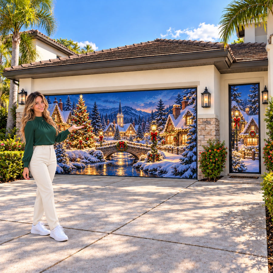 Maya with matching garage and front-door covers